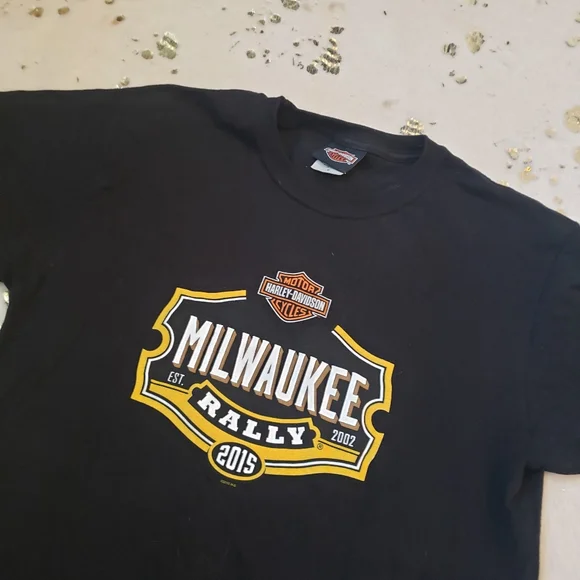 Harley-Davidson M Milwaukee Rally 2015 Black Shirt - Picture 5 of 6